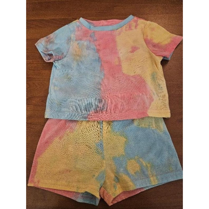 Ensemble short+tee-shirt  TAILLE 6 mois