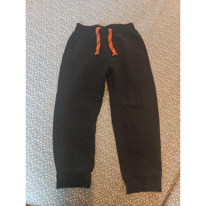 Jogging garçon noir ficelle orange TAILLE 4