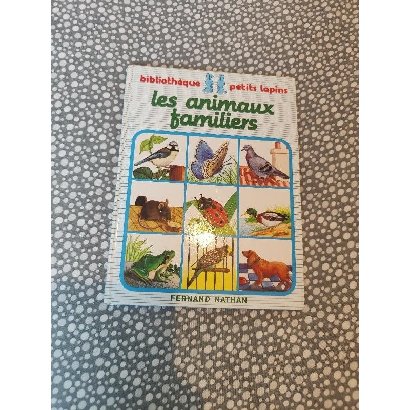 Livre les animaux familiers 