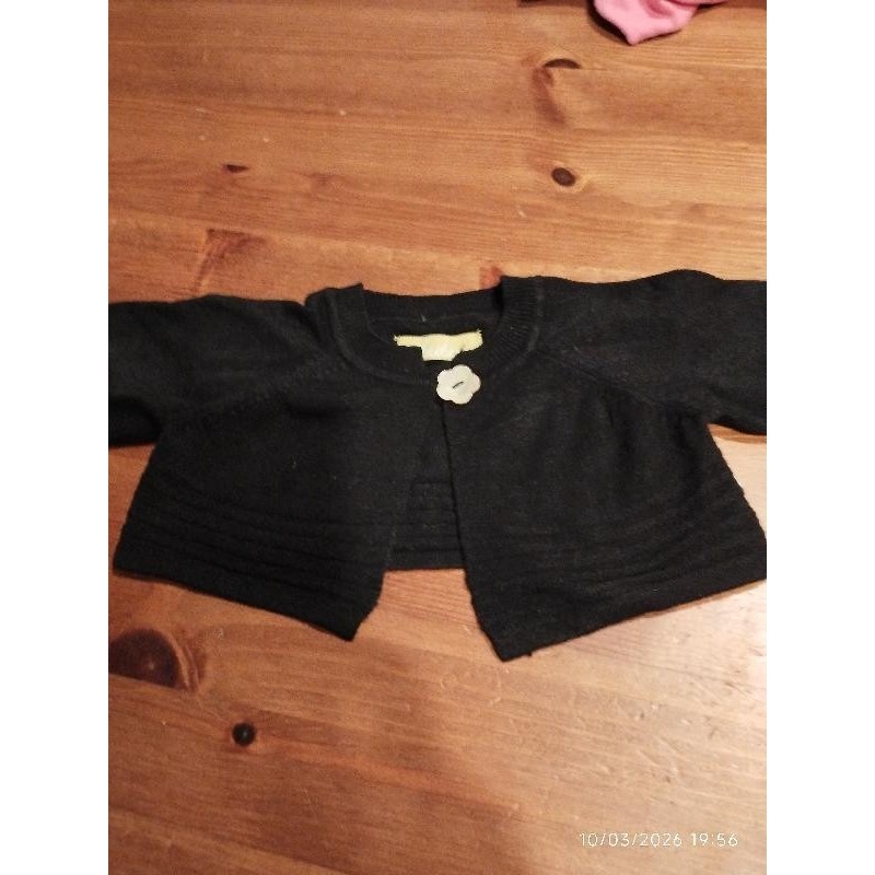 Mini gilet dudu noir TAILLE 6m