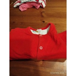 Veste rouge intérieur ski...