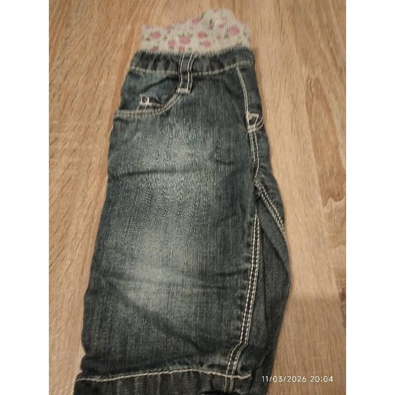 Jean's levis élastique fleur TAILLE 3 m