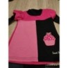 Robe ml sweet story noir rose et rouge TAILLE 3 m
