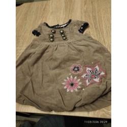 Robe gemo mc velour marron...