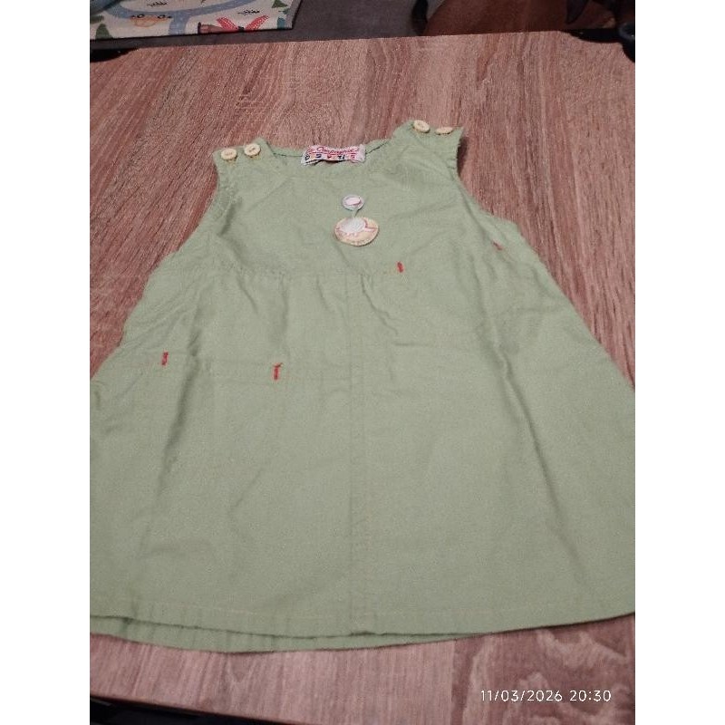 Robe la compagnie des petits verte ssmch TAILLE 3m