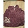 Robe velour lulu violet a pois TAILLE 3 m