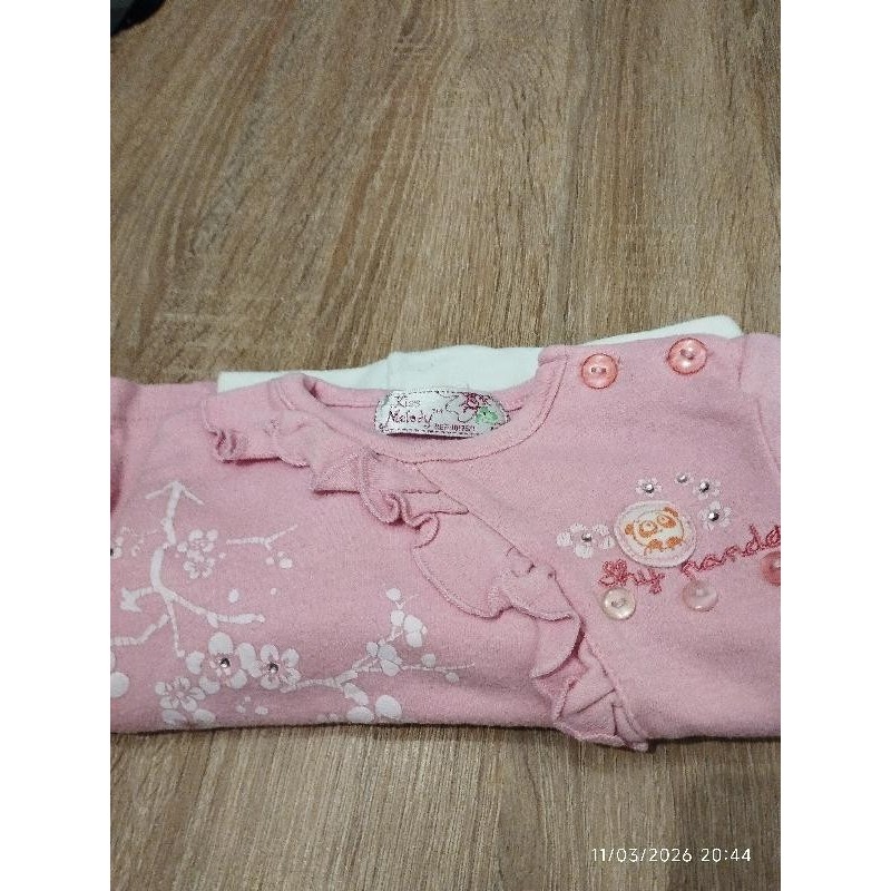 Ensemble kiss melody rose et blanc  TAILLE 3 m