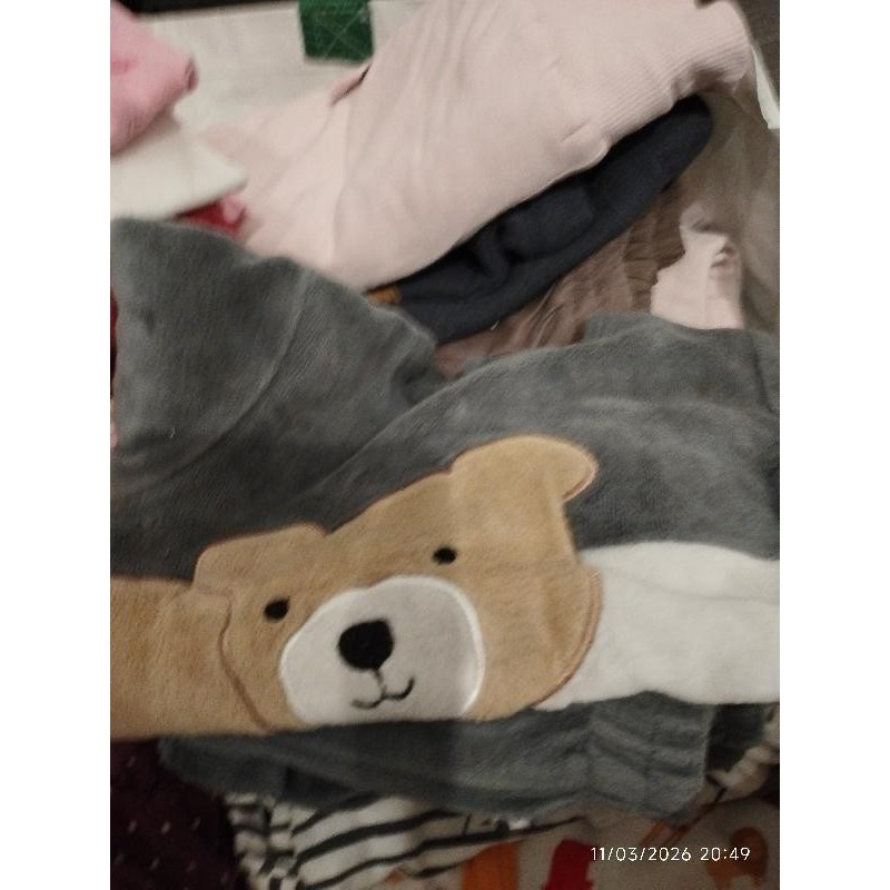 Pyjamas 2 pièces gris blanc ours TAILLE 3 m