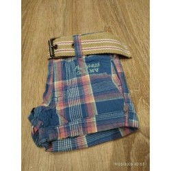 Short a carreaux bleu rose...