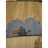 T shirt ml kiabi gris bleu perroquet TAILLE 3m