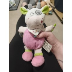 Doudou d'éveil vache mots...