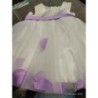 Robe jjshouse blanc violet pétale  TAILLE 3a