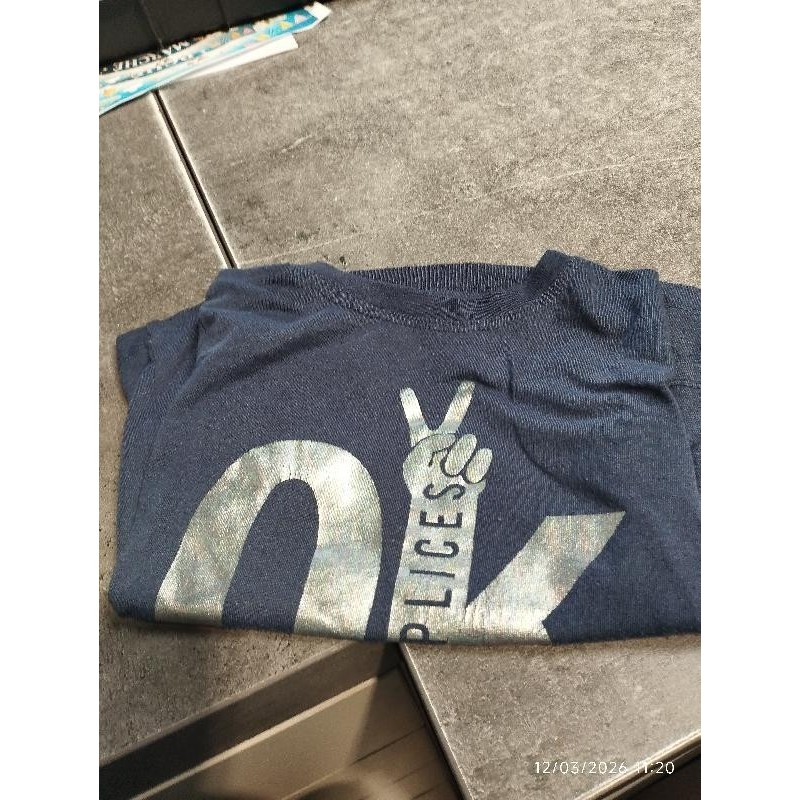 T shirt ml complice bleu TAILLE 4 ans