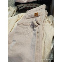 Jean's slim tap rose pâle...