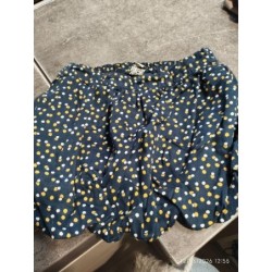 Jupe tap bleu pois TAILLE 2a