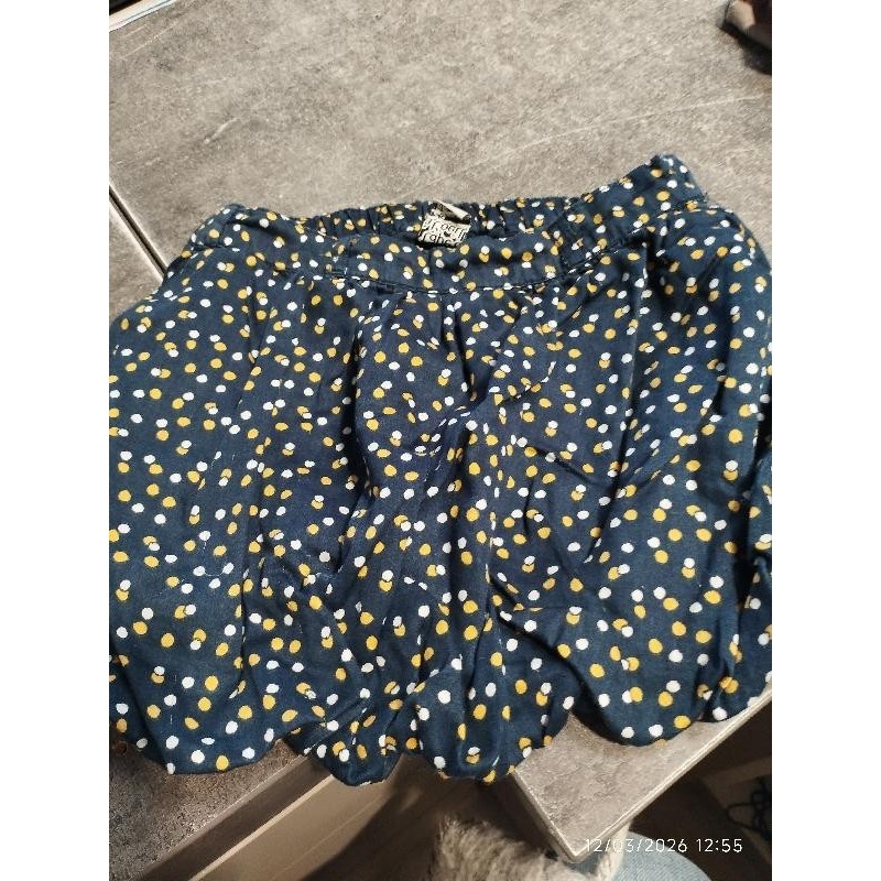 Jupe tap bleu pois TAILLE 2a