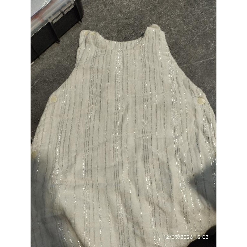 Gigoteuse cousu main blanche  TAILLE 0-6 mois