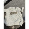 Pull ssmch beige chat kiabi TAILLE 1m