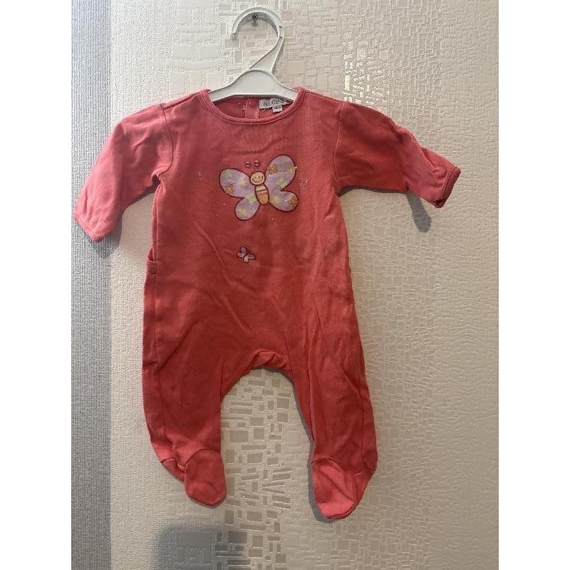 Pyjama rose papillon un extenso TAILLE 3 mois