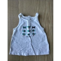 T-shirt SM blanc nature...