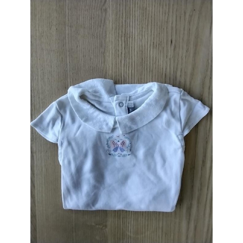 Body MC blanc papillon Sergent Major 24 mois TAILLE 24 mois