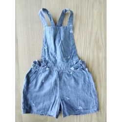 Salopette short denim...