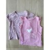Lot 2 t-shirts roses léopard Lupilu 2/3 ans TAILLE 2-3 ans