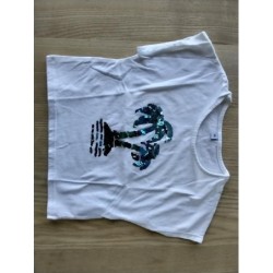 T-shirt blanc palmier...