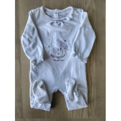 Pyjama velours blanc cygne...