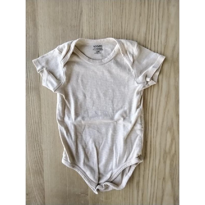Body MC jaune milleraies Kiabi 24 mois TAILLE 24 mois