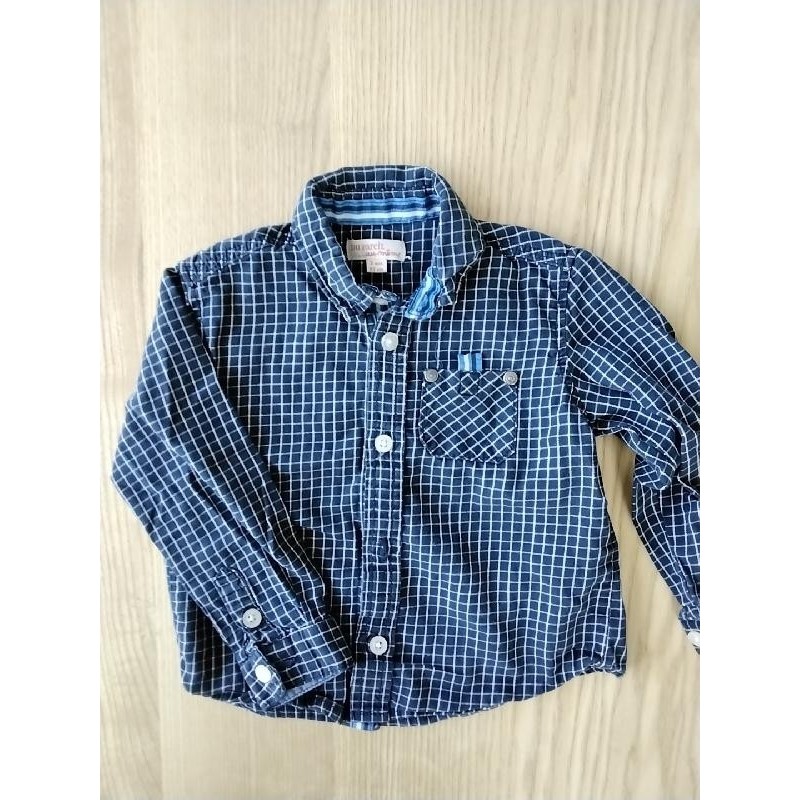 Chemise carreaux DPAM 2 ans TAILLE 2 ans