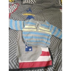 Gilet fin a rayures  TAILLE...