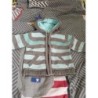 Veste sweat a capuche rayé  TAILLE 1 mois 