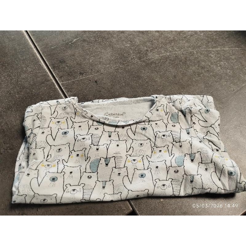 T shirt blanc ourson bbreve TAILLE 12 mois