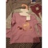 Lot de 2 t shirt ml fille  TAILLE 3/6 mois