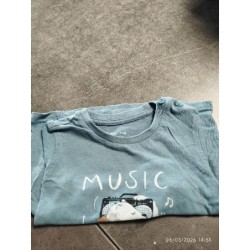 T shirt bleu gemo ml TAILLE...