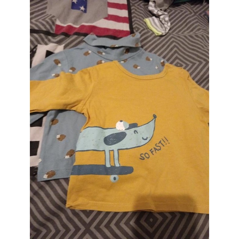 Lot de 2 t shirt ml TAILLE 6 mois