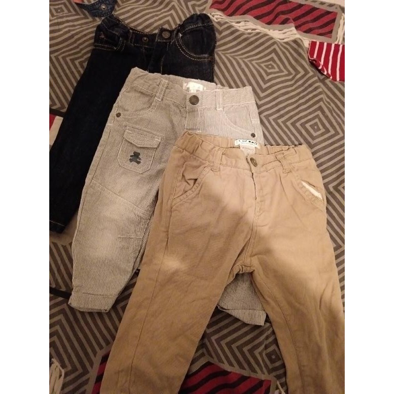 Lot de 3 pantalons  TAILLE  1 an