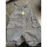 Salopette short rayé poisson TAILLE 12 mois
