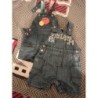 Lot de 2 salopettes été  TAILLE 1 an