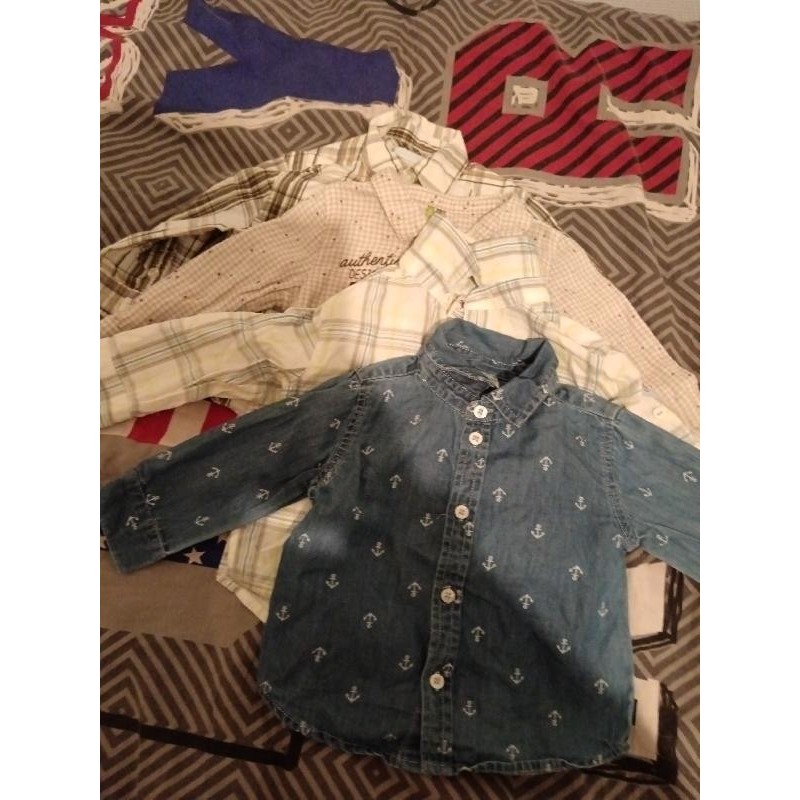 Lot de 4 chemises ml TAILLE 1 an