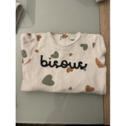 Pyjama velours blanc cœur...