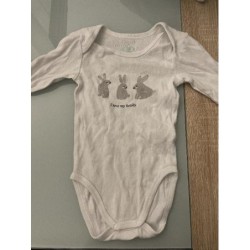 Body manches longues blanc...