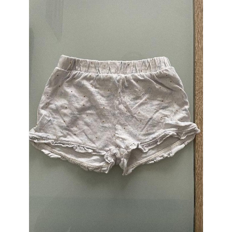 Short blanc coquillages , Kiabi 18 mois  TAILLE 18 mois