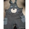 Salopette carreaux bleu TAILLE 12 mois