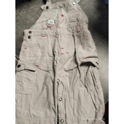 Salopette pantalon beige...