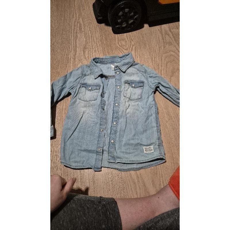Chemise en jean H&M TAILLE 18 mois