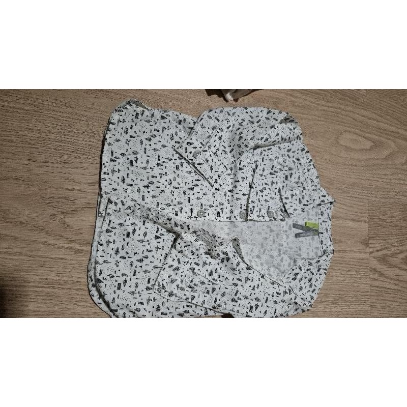 Chemise orchestra blanche et noire TAILLE 6 mois 