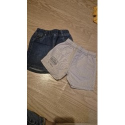 Lot 2 Shorts  TAILLE 9 mois 