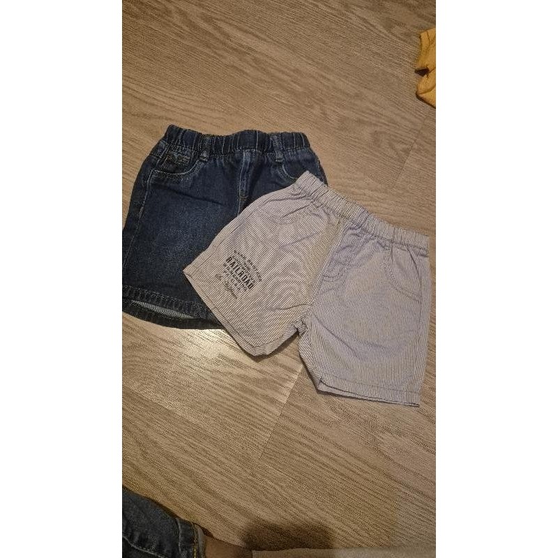 Lot 2 Shorts  TAILLE 9 mois 